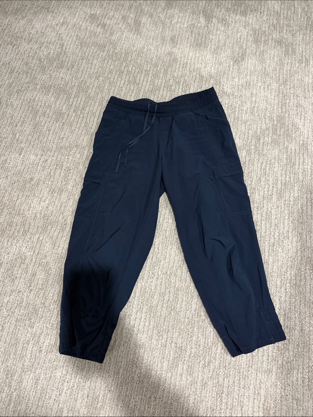 The North Face Women's Navy Capris Joggers with Cargo Pockets